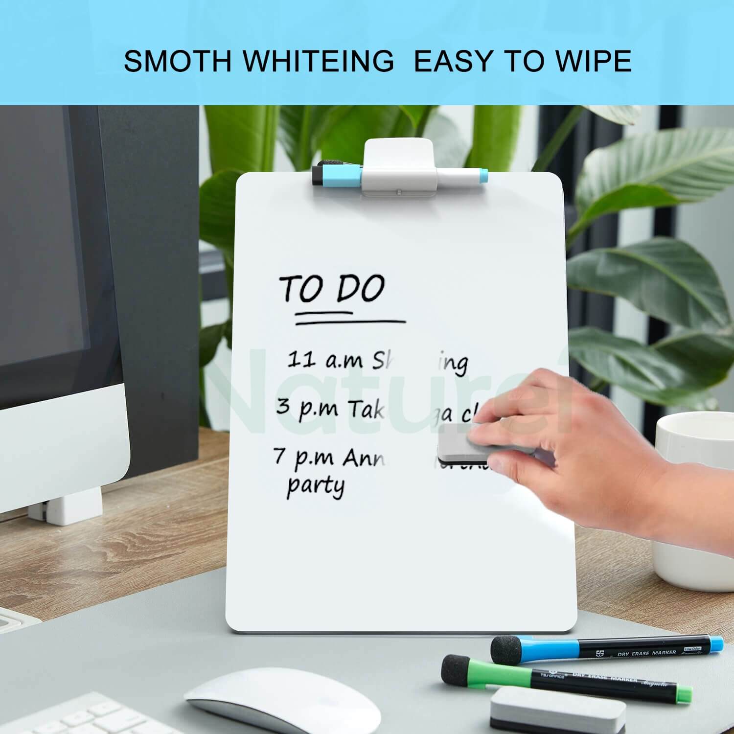 Desktop Whiteboard Easel with Stand Naturei Home Office Supplies Supplier